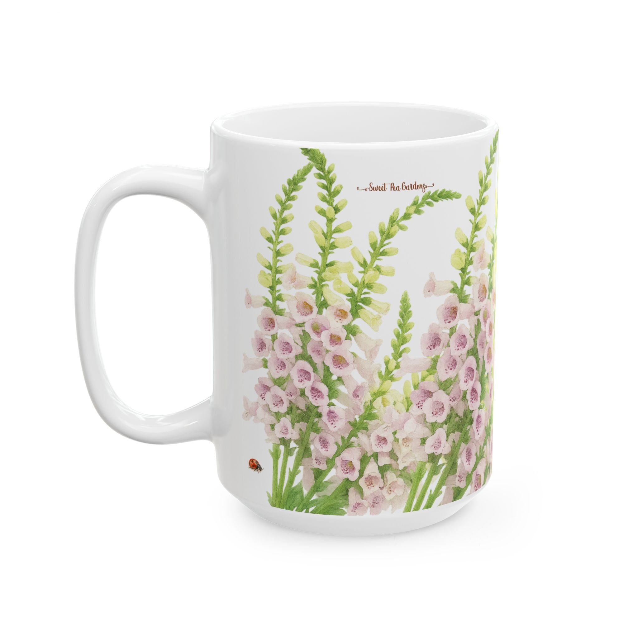 Very Pretty Foxglove Ceramic Mug
